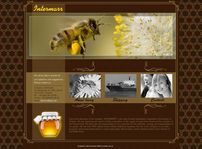 Сайт компанії &ldquo;Intermarr&rdquo;